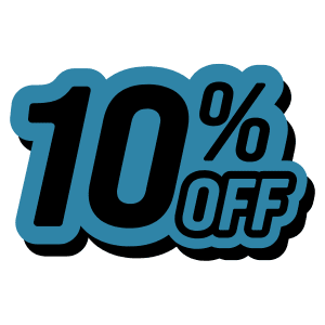 10 percent off