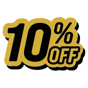 10 percent off