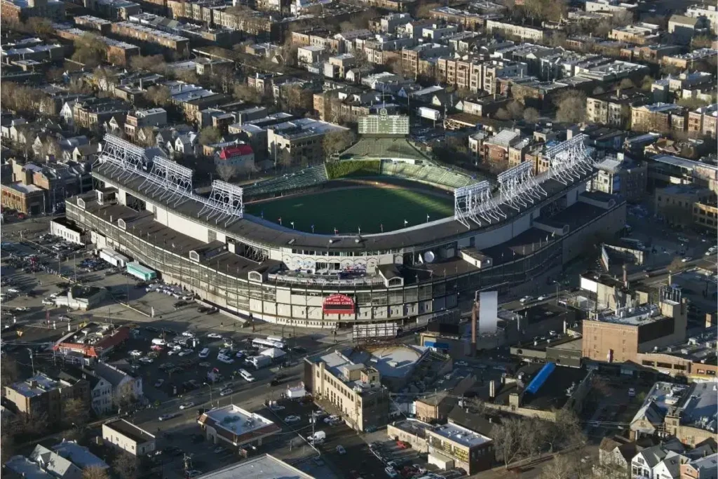 Wrigley Field Chicago .