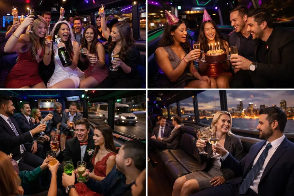Best Occasions for a Chicago Party Bus rental