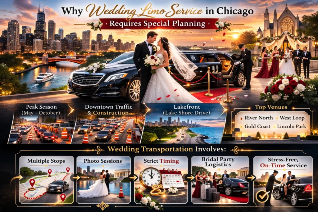wedding limo service Chicago tips