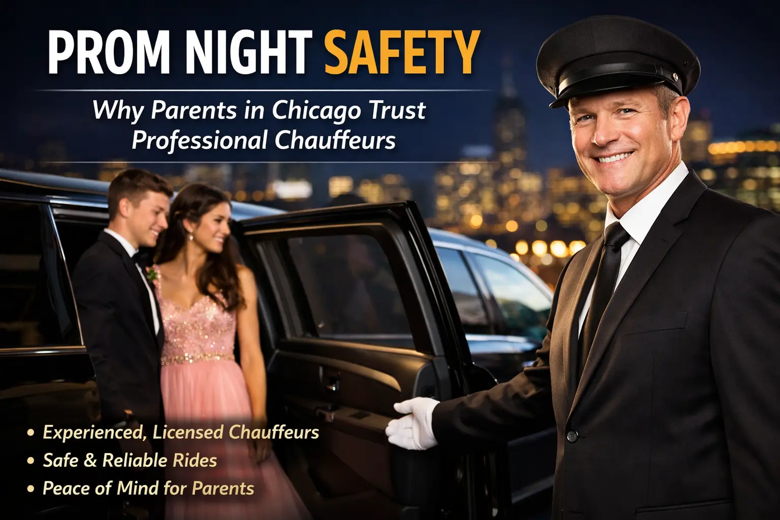 Prom Night Transportation Chicago Safe Chauffeur Service