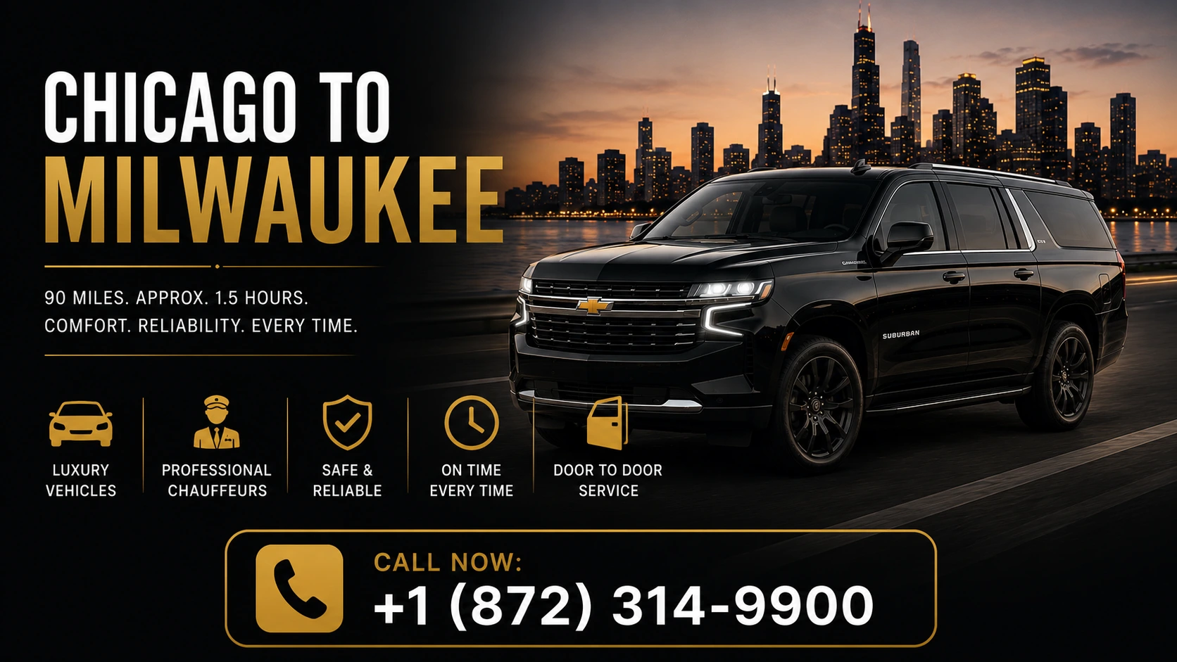 Chicago to Milwaukee