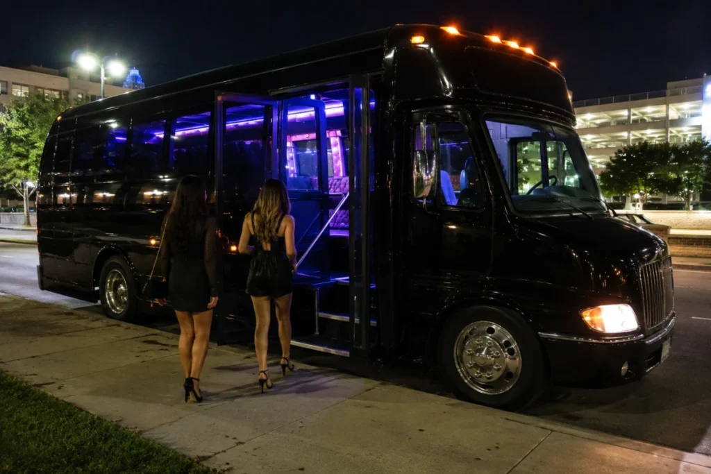 Party Bus Rental Alton IL for Concerts & Nightlife
