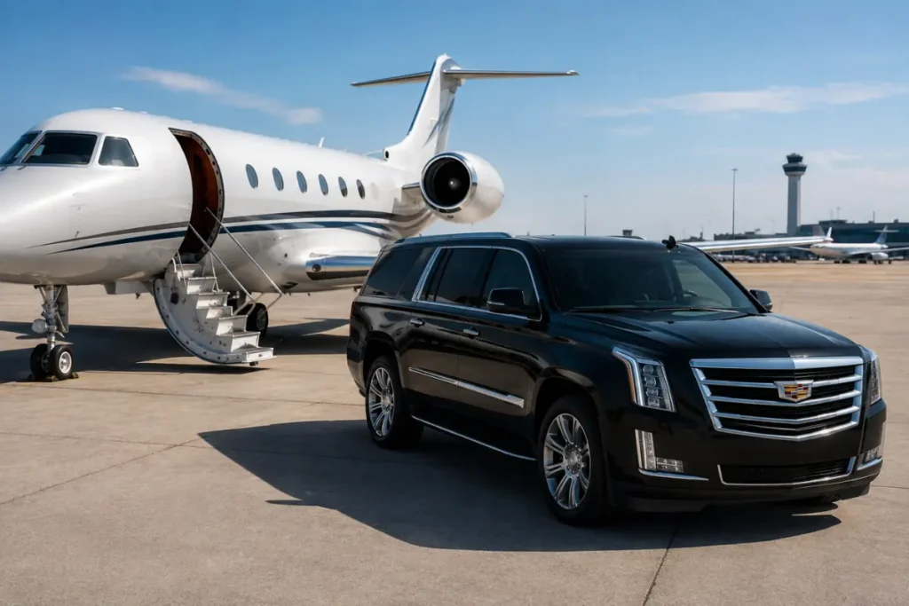 Airport Black Car Service in Bannockburn with On-Time Pickups