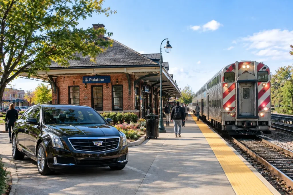Palatine Train Station & Rail Transportation Palatine limo transportation services