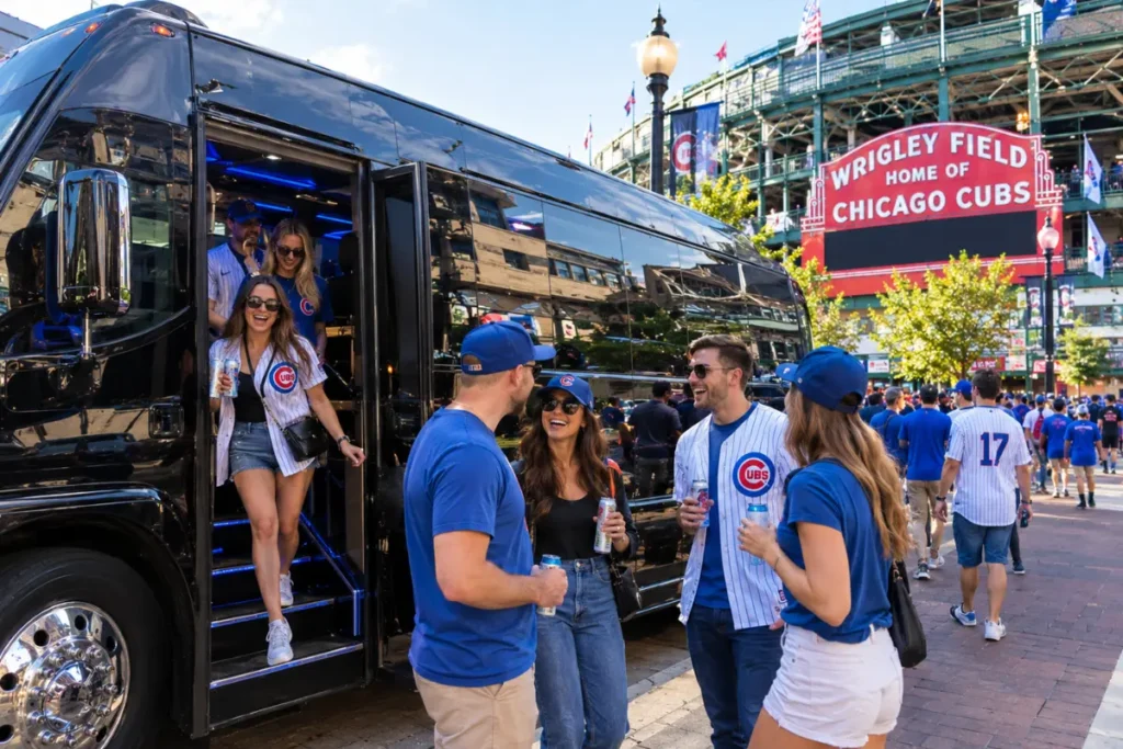 Party Bus Transportation for Pre-Game Celebrations