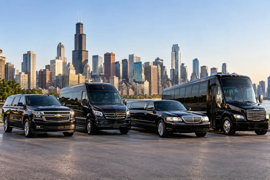 SUV, Sprinter, Party Bus, or Stretch Limo
