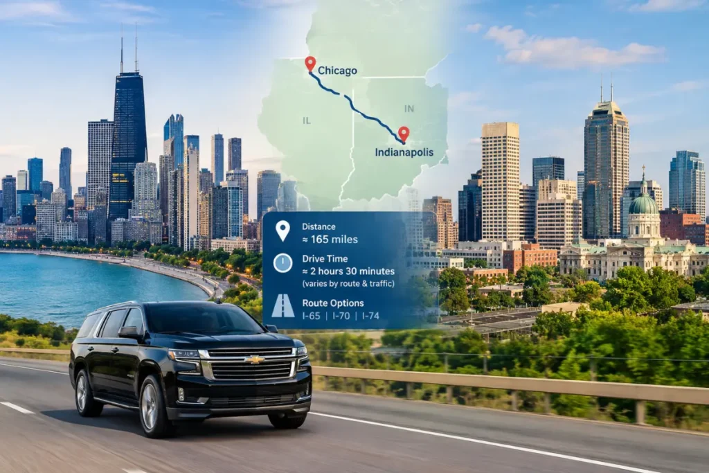 Chicago to Indianapolis