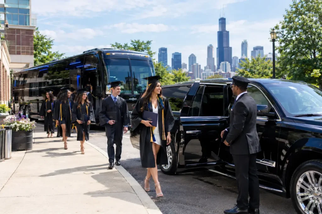 _Graduation Limo & Party Bus Service Chicago