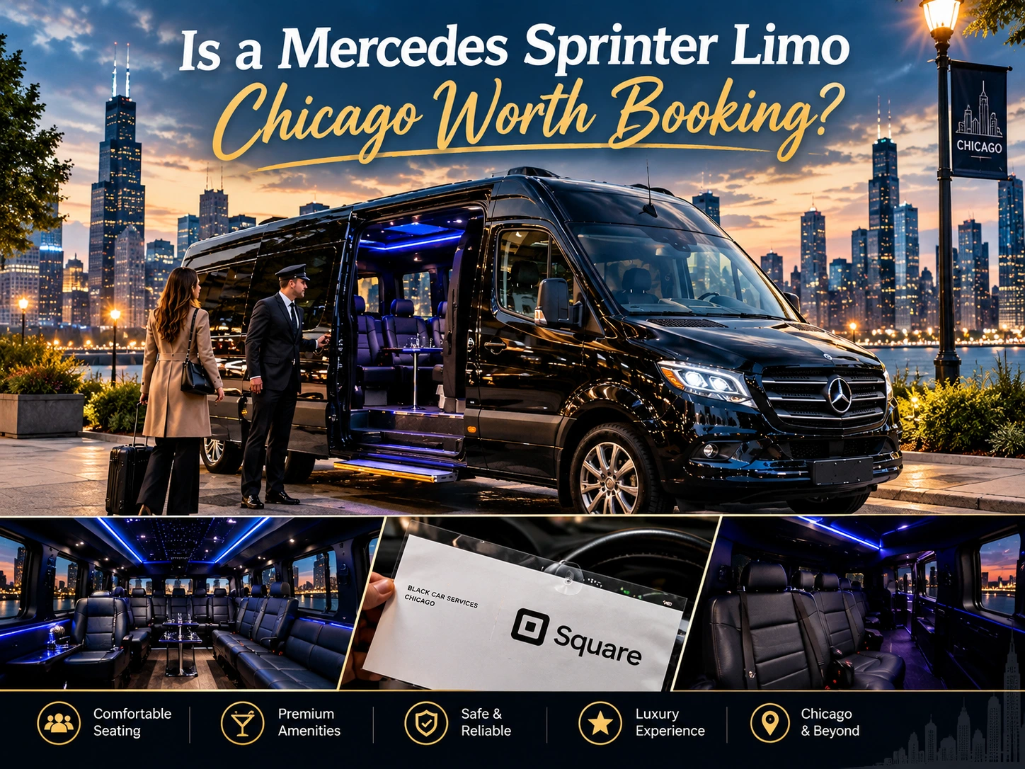 Mercedes Sprinter limo Chicago